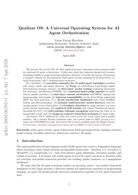Cover of AIOS: LLM Agent Operating System